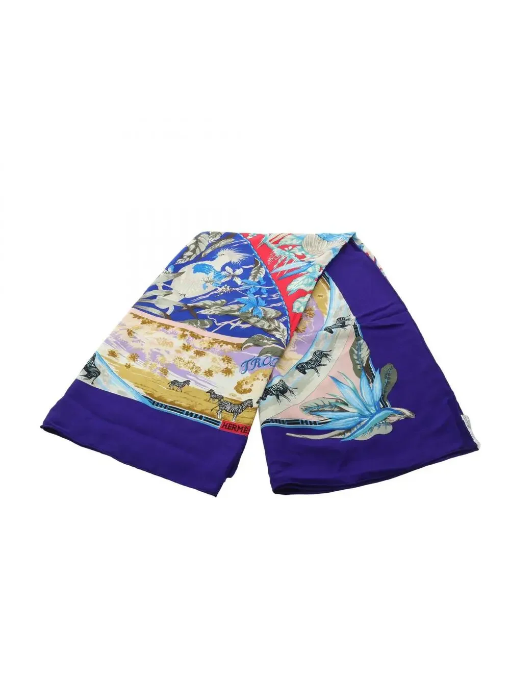 Hermes Carre Geant Tropices Scarf Silk #274814H11B
